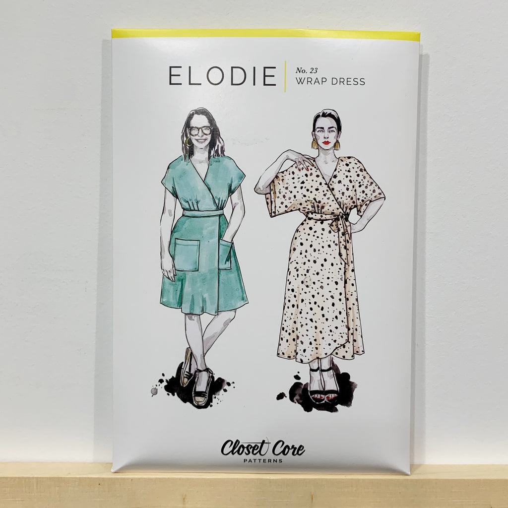 Closet Core Elodie Wrap Dress Pattern – Former and Latter Fabrics